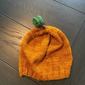 Pumpkin Knit Beanie for Baby